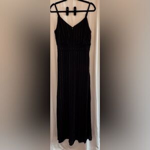 Idyllwind Black Striped Maxi Dress